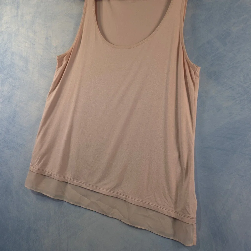Lauren Ralph Lauren Womens Blush Pink‎ Cardigan and Tank Top Twin Set Size L